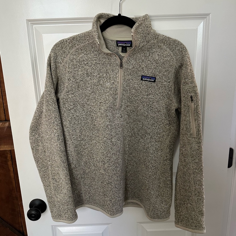 Women’s Better Sweater 1/4 zip pullover. Size Medium